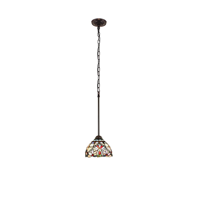Fleur De Lis Living Pendarvis 1 Light Dark Bronze Single Pendant